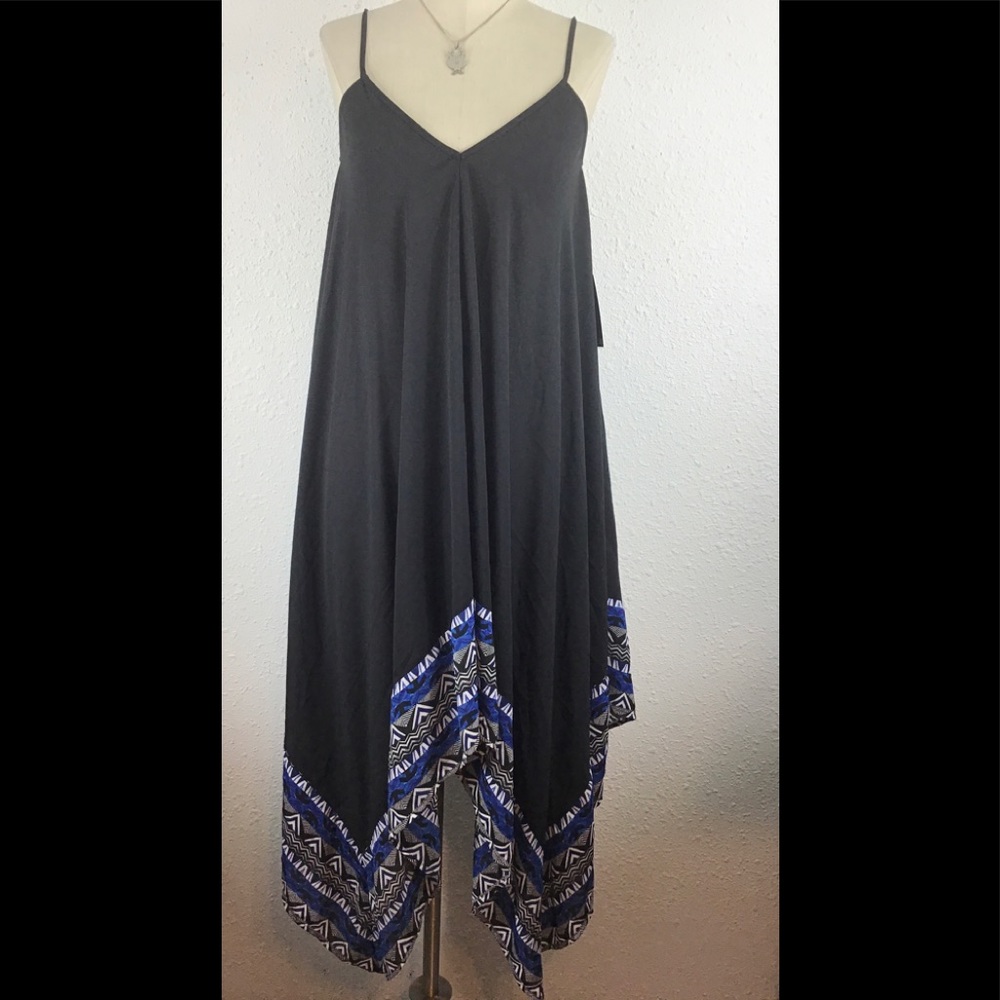 Express black high low women’s spaghetti strap dress size small